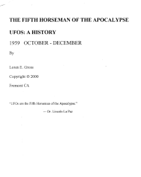UFOs: A History Cover